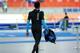 Davis walks off, no medal in hand.