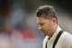 PORT ELIZABETH, SOUTH AFRICA - FEBRUARY 21: Michael Clarke of Australia leaves the field after getting out to Vernon Philander of South Africa during day two of the Second Test match between South Africa and Australia at AXXESS St George's Cricket Stadiu
