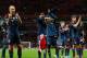LONDON, ENGLAND - FEBRUARY 19: Arjen Robben of Bayern Muenchen gives the thumbs up to the fans at the final whistle during the UEFA Champions League Round of 16 first leg match between Arsenal and FC Bayern Muenchen at Emirates Stadium on February 19, 20