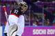 SOCHI, RUSSIA - FEBRUARY 21: Jonathan Quick #32 of the United States tends the net against Canada during the Men's Ice Hockey Semifinal Playoff on Day 14 of the 2014 Sochi Winter Olympics at Bolshoy Ice Dome on February 21, 2014 in Sochi, Russia. (Photo