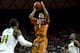WACO, TX - JANUARY 25: Isaiah Taylor #1 of the Texas Longhorns drives to the basket against the Baylor Bears on January 25, 2014 at the Ferrell Center in Waco, Texas. (Photo by Cooper Neill/Getty Images)