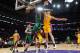 LOS ANGELES, CA - FEBRUARY 21: Brandon Bass #30 of the Boston Celtics dunks against Pau Gasol #16 of the Los Angeles Lakers at STAPLES Center on February 21, 2014 in Los Angeles, California. NOTE TO USER: User expressly acknowledges and agrees that, by do