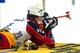 RUHPOLDING, GERMANY - JANUARY 18: Ole Einar Bjorndalen of Norway takes aim en route to winning the Men's 10 km Sprint of the IBU World Cup on January 18, 2002 in Ruhpolding, Germany. (Photo by Agence Zoom/Getty Images)