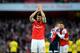 LONDON, ENGLAND - FEBRUARY 22: Olivier Giroud of Arsenal gestures to the fans following the Barclays Premier League match between Arsenal and Sunderland at Emirates Stadium on February 22, 2014 in London, England. (Photo by Michael Regan/Getty Images)