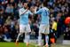 MANCHESTER, ENGLAND - FEBRUARY 22: Stevan Jovetic of Manchester City replaces Alvaro Negredo during the Barclays Premier League match between Manchester City and Stoke City at the Etihad Stadium on February 22, 2014 in Manchester, England. (Photo by Pa