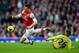 LONDON, ENGLAND - FEBRUARY 22: Olivier Giroud of Arsenal (L) is challenged by Liam Bridcutt of Sunderland during the Barclays Premier League match between Arsenal and Sunderland at Emirates Stadium on February 22, 2014 in London, England. (Photo by Mich