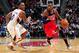 ATLANTA, GA - FEBRUARY 19: John Wall #2 of the Washington Wizards drives against the Atlanta Hawks on February 19, 2014 at Philips Arena in Atlanta, Georgia. NOTE TO USER: User expressly acknowledges and agrees that, by downloading and/or using this Phot