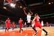 NEW YORK, NY - DECEMBER 14: Metta World Peace #51 of the New York Knicks drives to the basket against the Atlanta Hawks during a game at Madison Square Garden in New York City. NOTE TO USER: User expressly acknowledges and agrees that, by downloading and