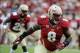 Nov 23, 2013; Tallahassee, FL, USA; Florida State Seminoles defensive tackle Timmy Jernigan (8) during a play in the first half against the Idaho Vandals at Doak Campbell Stadium. Mandatory Credit: Melina Vastola-USA TODAY Sports