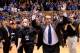 DURHAM, NC - FEBRUARY 22: Head coach Mike Krzyzewski of the Duke Blue Devils salues the fans as he leaves the floor after a win over the Syracuse Orange at Cameron Indoor Stadium on February 22, 2014 in Durham, North Carolina. Duke won 66-60. (Photo by
