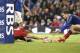 CARDIFF, WALES - FEBRUARY 21: Sam Warburton of Wales stretches to score a try during the RBS Six Nations match between Wales and France at the Millennium Stadium on February 21, 2014 in Cardiff, Wales. (Photo by David Rogers/Getty Images)