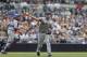 Flores has always had a strong arm, but his range in the field has been questioned.