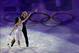 Feb 22, 2014; Sochi, RUSSIA; Meryl Davis and Charlie White of the USA perform in the figure skating gala exhibition during the Sochi 2014 Olympic Winter Games at Iceberg Skating Palace. Mandatory Credit: Richard Mackson-USA TODAY Sports