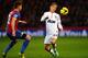 LONDON, ENGLAND - FEBRUARY 22: Adnan Januzaj of Manchester United battles with Joel Ward of Crystal Palace during the Barclays Premier League match between Crystal Palace and Manchester United at Selhurst Park on February 22, 2014 in London, England. (P