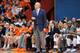 SYRACUSE, NY - FEBRUARY 15: Head coach Jim Boeheim of the Syracuse Orange reacts to a call against the North Carolina State Wolfpack during the first half at the Carrier Dome on February 15, 2014 in Syracuse, New York. (Photo by Rich Barnes/Getty Images