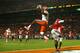 MIAMI GARDENS, FL - JANUARY 03: Sammy Watkins #2 of the Clemson Tigers catches a touchdown in the third quarter against Doran Grant #12 of the Ohio State Buckeyes during the Discover Orange Bowl at Sun Life Stadium on January 3, 2014 in Miami Gardens, Fl