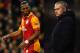 FILE PHOTO - EDITORS NOTE: COMPOSITE OF TWO IMAGES - Image Numbers 165369819 (L) and 451677087) In this composite image a comparison has been made between Didier Drogba of Galatasaray and former Chelsea player (L) and Chelsea Manager Jose Mourinho. Galata