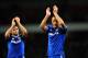 LONDON, ENGLAND - DECEMBER 23: Frank Lampard and John Terry of Chelsea applaud the fans at the final whistle during the Barclays Premier League match between Arsenal and Chelsea at Emirates Stadium on December 23, 2013 in London, England. (Photo by Shau
