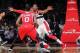 WASHINGTON, DC - JANUARY 12: John Wall #2 of the Washington Wizards defends against Jeff Teague #0 of the Atlanta Hawks during the game at the Verizon Center on January 12, 2013 in Washington, DC. NOTE TO USER: User expressly acknowledges and agrees that,