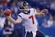 INDIANAPOLIS, IN - DECEMBER 15: Case Keenum #7 of the Houston Texans drops back to pass against the Indianapolis Colts at Lucas Oil Stadium on December 15, 2013 in Indianapolis, Indiana. Indianapolis defeated Houston 25-3. (Photo by Michael Hickey/Getty I