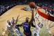 NEW ORLEANS, LA - FEBRUARY 19: Jeremy Tyler #4 of the New York Knicks grabs a rebound against the New Orleans Pelicans on February 19, 2014 at the New Orleans Arena in New Orleans, Louisiana. NOTE TO USER: User expressly acknowledges and agrees that, by d