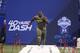 INDIANAPOLIS, IN - FEBRUARY 22: Former Auburn offensive lineman Greg Robinson runs the 40-yard dash during the 2014 NFL Combine at Lucas Oil Stadium on February 22, 2014 in Indianapolis, Indiana. (Photo by Joe Robbins/Getty Images)