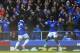 LIVERPOOL, ENGLAND - FEBRUARY 16: Lacina Traore of Everton celebrates his goal during the FA Cup Fifth Round match between Everton and Swansea City at Goodison Park on February 16, 2014 in Liverpool, England. (Photo by Paul Thomas/Getty Images)