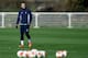 Roberto Soldado in training on Wednesday. The striker has not been able to find any goalscoring form of late.