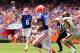 Florida QB Jeff Driskel needs to do less of this.