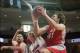 Nov 24, 2013; Charleston, SC, USA;New Mexico Lobos forward Cameron Bairstow (41) shoots the ball against the Davidson Wildcats during the second half at TD Arena. New Mexico won 79-58. Mandatory Credit: Jeremy Brevard-USA TODAY Sports