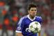 ATHENS, GREECE - SEPTEMBER 18: Klaas-Jan Huntelaar of Schalke 04 FC in action during the UEFA Champions League first leg match between Olympiacos and Schalke 04 at the Karaiskakis Stadium on September 18, 2012 in Athens, Greece. (Photo by Milos Bicansk