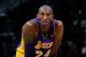 ATLANTA, GA - DECEMBER 16: Kobe Bryant #24 of the Los Angeles Lakers stands during a free throw against the Atlanta Hawks at Philips Arena on December 16, 2013 in Atlanta, Georgia. NOTE TO USER: User expressly acknowledges and agrees that, by downloadin