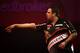 LONDON, ENGLAND - DECEMBER 30: Adrian Lewis of England in action during his semi final match against Michael van Gerwen of The Netherlands on day fifteen of the Ladbrokes.com World Darts Championship at Alexandra Palace on December 30, 2013 in London, Eng