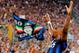 ROME, ITALY - MAY 29: Samuel Eto'o of Inter Milan celebrates scoring the second goal during the Tim Cup final between FC Internazionale Milano and US Citta di Palermo at Olimpico Stadium on May 29, 2011 in Rome, Italy. (Photo by Claudio Villa/Getty Imag