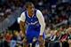 Feb 24, 2014; New Orleans, LA, USA; Los Angeles Clippers point guard Chris Paul (3) rest on the court against the New Orleans Pelicans during the second quarter at the Smoothie King Center. Mandatory Credit: Derick E. Hingle-USA TODAY Sports