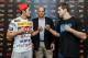 MACAU - FEBRUARY 26: DH Kim (L) of South Korea and John Hathaway of England pose for media during the presentation of UFC Fight Night Macao Kim vs. Hathaway on February 26, 2014 in Macau (Photo by Xaume Olleros/Getty Images)