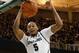 EAST LANSING, MI - DECEMBER 28: Adreian Payne #05 of the Michigan State Spartans drives the ball to the basket during the second half of the game against the New Orleans Privateers at the Breslin Center on December 28, 2013 in East Lansing, Michigan. The