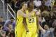 The developments of Caris LeVert (right) and Nik Stauskas (left) have helped Glenn Robinson III immensely.