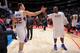 LOS ANGELES, CA - FEBRUARY 26: Blake Griffin #32 and Glen Davis #0 of the Los Angeles Clippers celebrate after their victory over the Houston Rockets at Staples Center on February 26, 2014 in Los Angeles, California. NOTE TO USER: User expressly acknowled