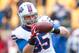 Nov 10, 2013; Pittsburgh, PA, USA; Buffalo Bills tight end Lee Smith (85) in pass catch drills prior to a game against the Pittsburgh Steelers at Heinz Field. Mandatory Credit: Mark Konezny-USA TODAY Sports