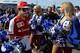 Fernando Alonso and the Dallas Cowboys cheerleaders.