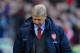 STOKE ON TRENT, ENGLAND - MARCH 01: Arsenal Manager Arsene Wenger walks off at the end of the Barclays Pemier League match between Stoke City and Arsenal at the Britannia Stadium on March 1, 2014 in Stoke on Trent, England. (Photo by Michael Regan/Getty