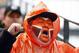 PITTSBURGH, PA - DECEMBER 29: A Cleveland Browns fan cheers against the Pittsburgh Steelers during the game on December 29, 2013 at Heinz Field in Pittsburgh, Pennsylvania. The Steelers defeated the Browns 20-7. (Photo by Justin K. Aller/Getty Images)