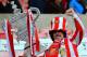 SUNDERLAND, ENGLAND - FEBRUARY 15: A Sunderland fan soaks up the atmopshere during the FA Cup fifth round match between Sunderland and Southampton at Stadium of Light on February 15, 2014 in Sunderland, England. (Photo by Michael Regan/Getty Images)