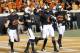 Touchdown paydirt per usual for former Oklahoma State cornerback Justin Gilbert (No. 4).