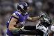 MINNEAPOLIS, MN - DECEMBER 15: Chase Ford #86 of the Minnesota Vikings carries the ball against Patrick Chung #23 of the Philadelphia Eagles during the fourth quarter of the game on December 15, 2013 at Mall of America Field at the Hubert H. Humphrey Metr