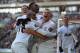 HULL, ENGLAND - DECEMBER 26: Tom Cleverley, Ashley Young, Danny Welbeck and Javier Hernandez of Manchestere United celebrate the third goal during the Barclays Premier League match between Hull City and Manchester United at KC Stadium on December 26, 2013