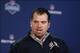 Feb 21, 2014; Indianapolis, IN, USA; Indianapolis Colts general manager Ryan Grigson speaks to the media in a press conference during the 2014 NFL Combine at Lucas Oil Stadium. Mandatory Credit: Brian Spurlock-USA TODAY Sports