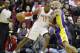 Dwight Howard muscles around the L.A. Lakers.