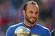 CHICAGO, IL - JULY 28: Landon Donovan #10 of the United States holds the Most Valuable Player trophy after a win over Panama during the CONCACAF Gold Cup final match at Soldier Field on July 28, 2013 in Chicago, Illinois. The United States defeated Panama